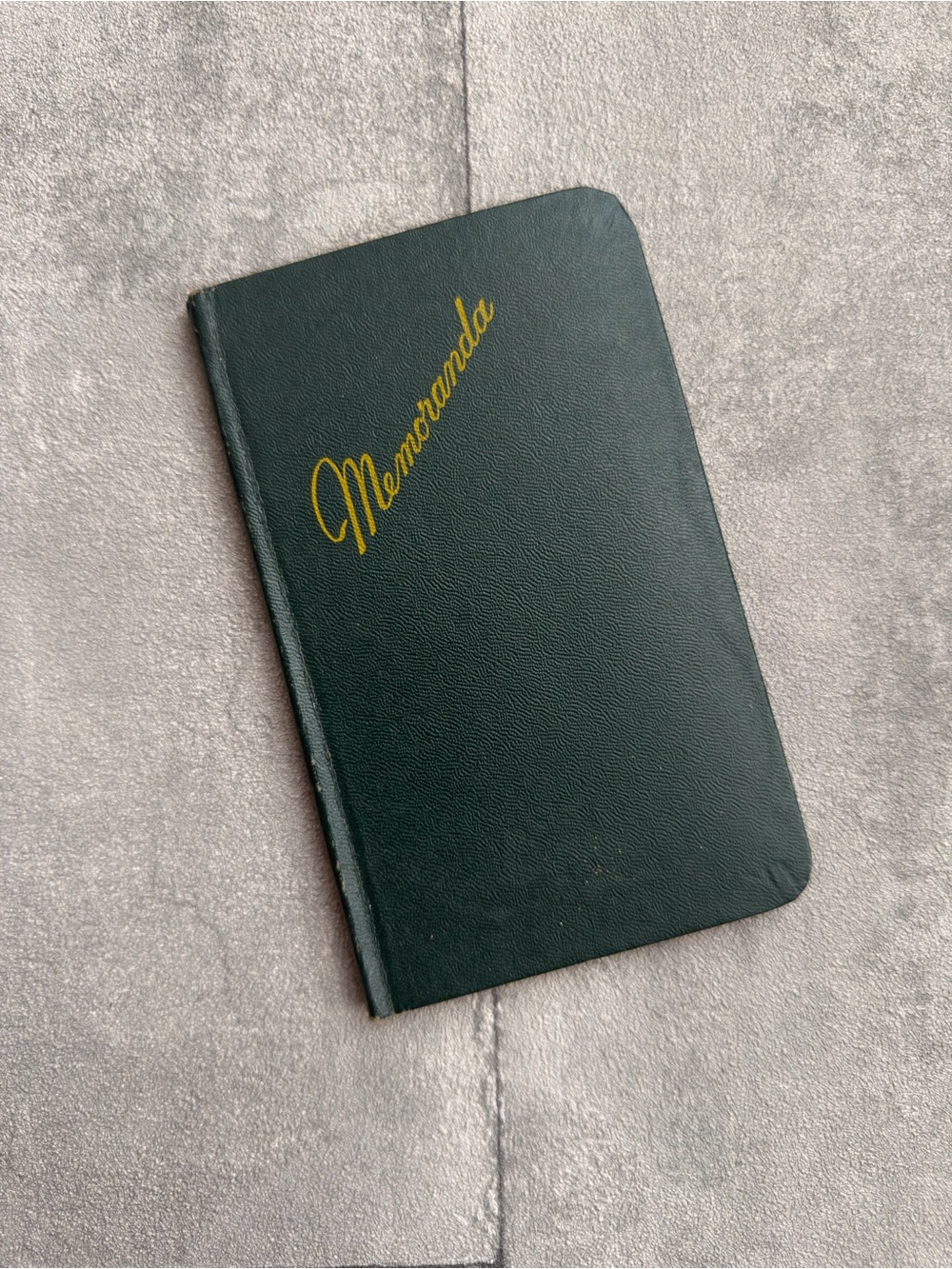 Vintage Federal Supply Service Memorandum notebook 7530-222-0078 blank